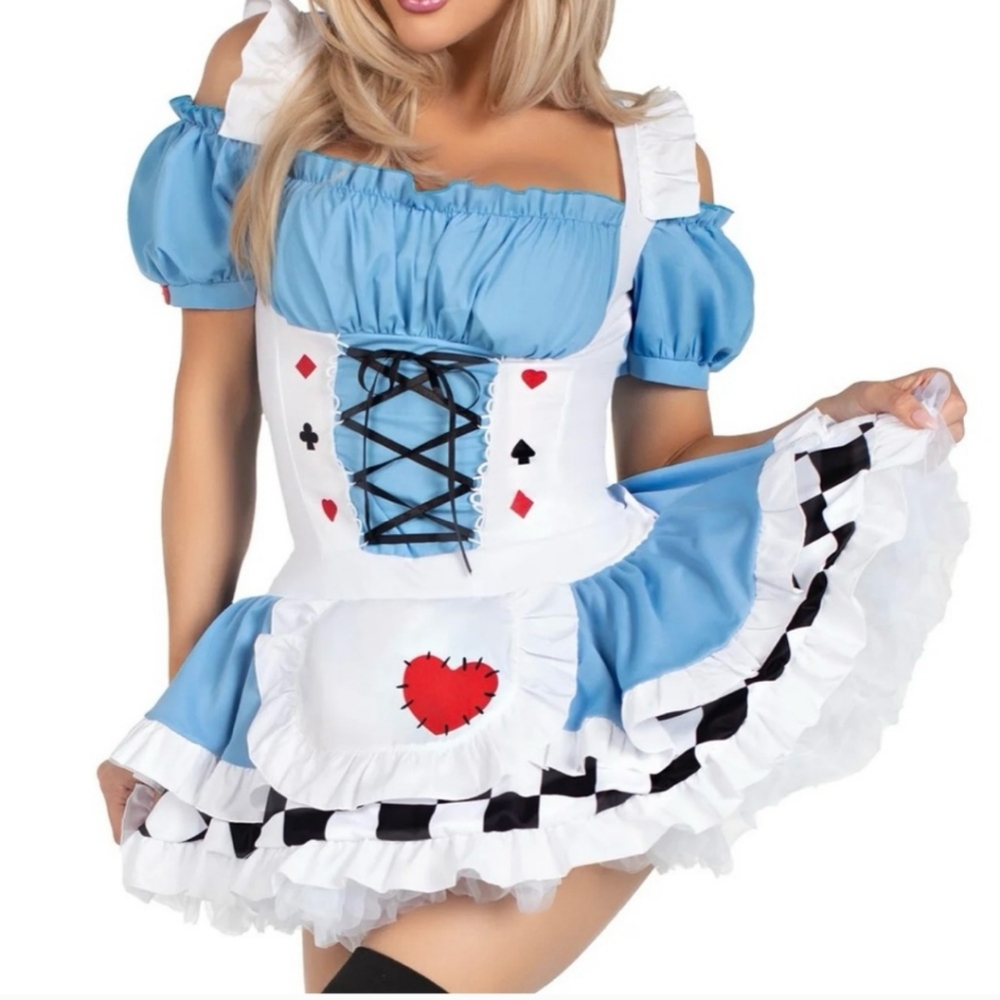 Alice in wonderland Halloween costume size medium